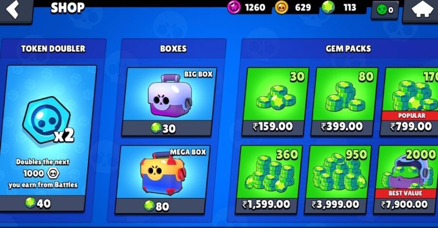 Offre Token Doubler dans Brawl Stars