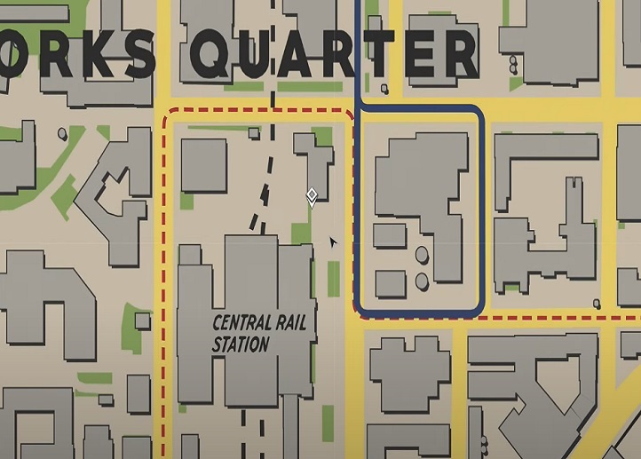 Une section de la carte de Mafia 1