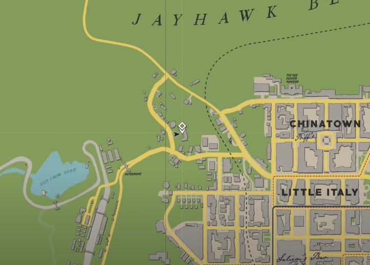 Une section de la carte de Mafia 1