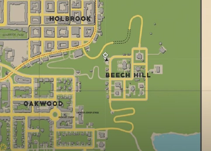 Une section de la carte de Mafia 1