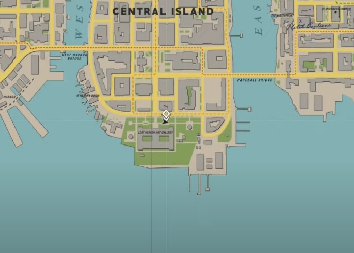 Une section de la carte de Mafia 1