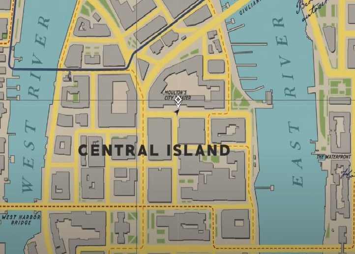 Une section de la carte de Mafia 1