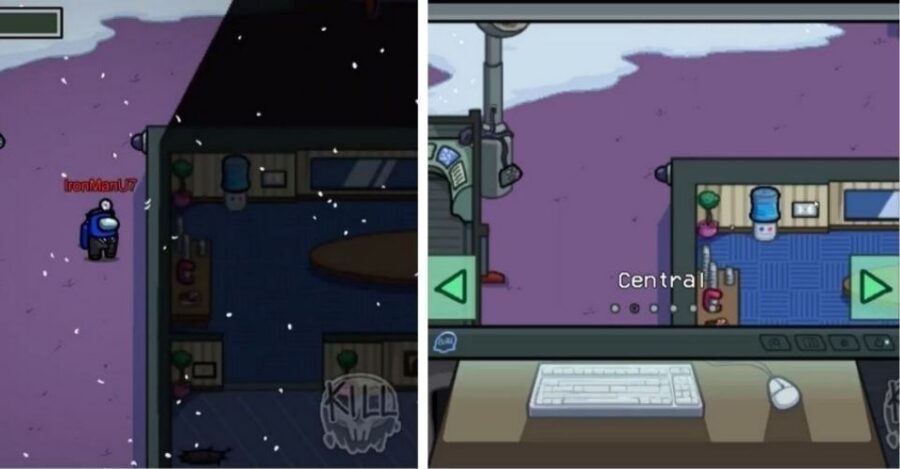 caméra centrale à Polus