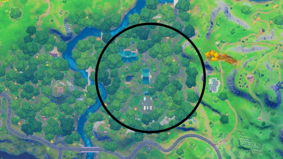 Carte de la zone d'itinérance de Wolverine à Fortnite