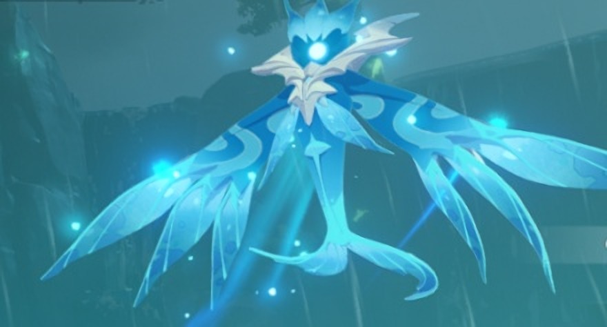 Une capture d'écran d'Elite Boss Oceanid dans Genshin Impact