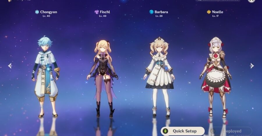 L'équipe appropriée de Chongyun