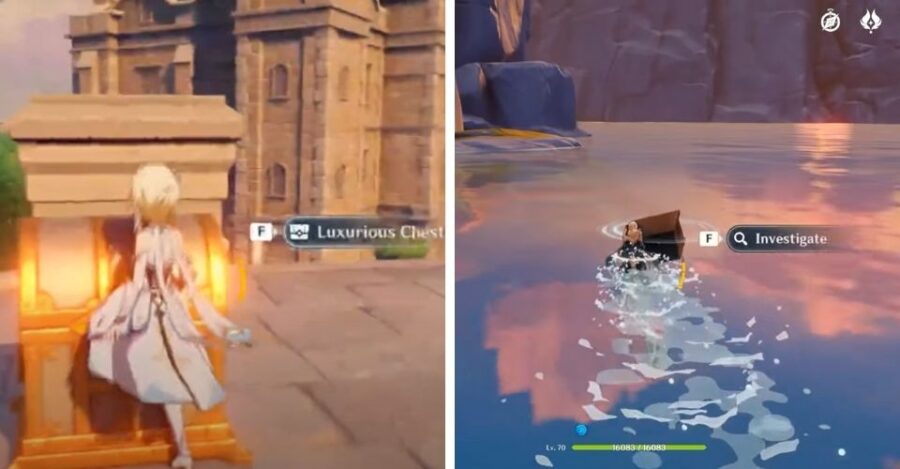 Coffres et caisses dans Genshin Impact