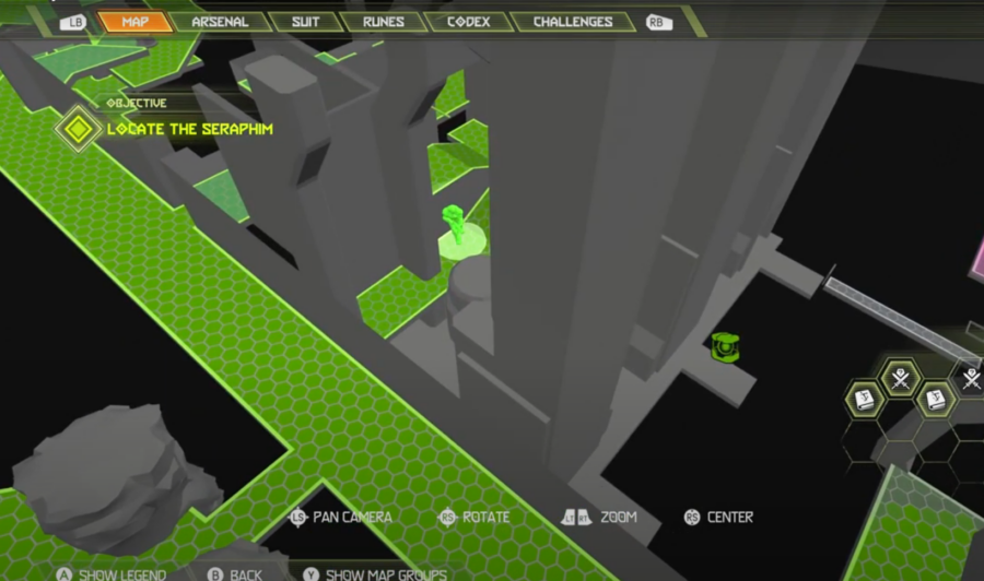 Carte de Doom Eternal indiquant où aller pour trouver le quatrième secret