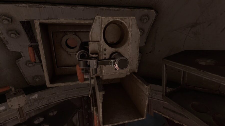 Une capture d'écran de l'intérieur du Tank dans Amnesia: Rebirth