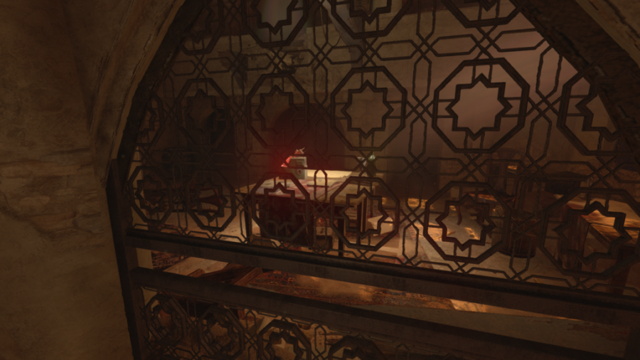 Une capture d'écran de la radio que vous recherchez derrière une porte dans Amnesia: Rebirth