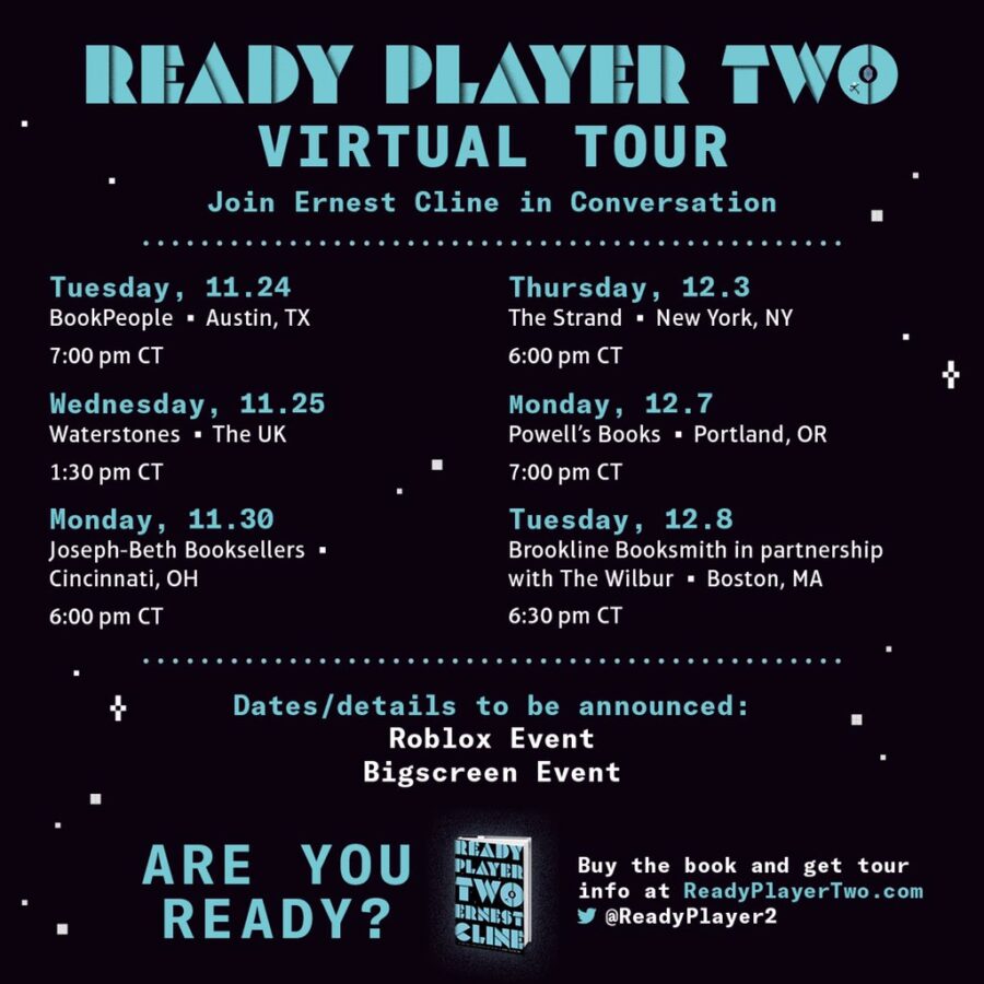Programme de la visite virtuelle Ready Player Two