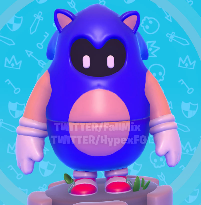 Skin de Sonic the Hedgehog Fall Guys