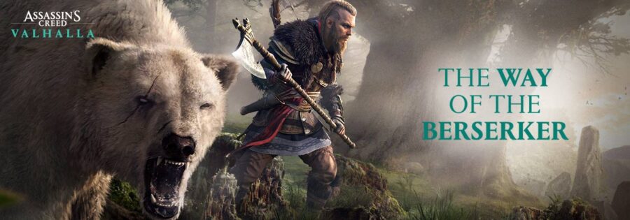 Une capture d'écran du bonus de précommande pour Assassin's Creed Valhalla