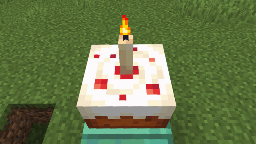 Gâteau d'anniversaire Minecraft