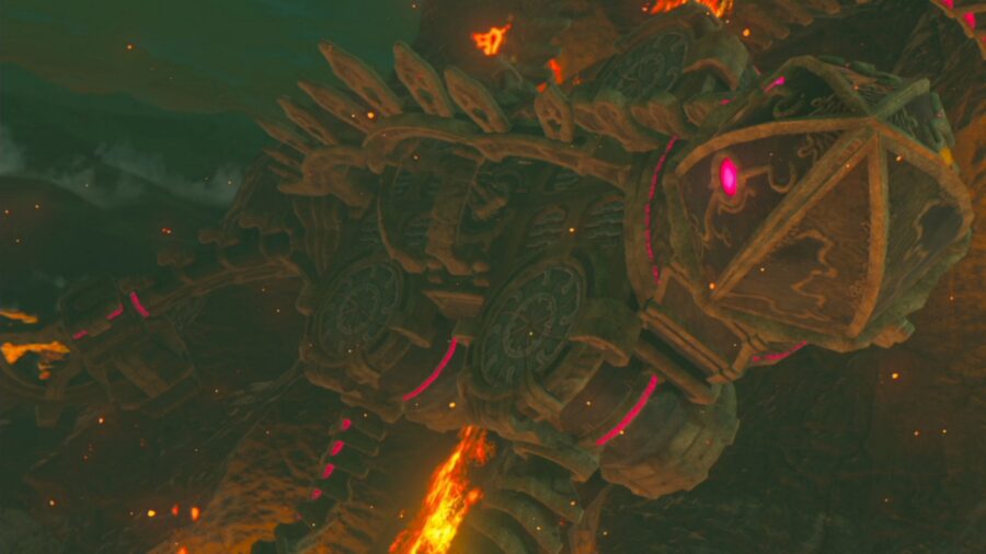 Une photo de la bête divine Vah Rudania