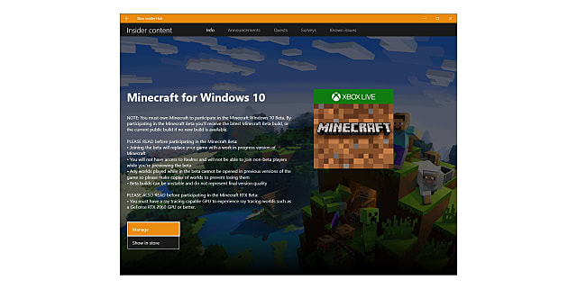 Minecraft révèle accidentellement une nouvelle fonctionnalité inespérée -  Microsoft réagit dans l'urgence