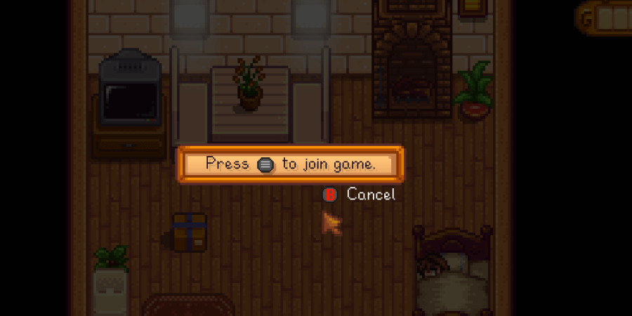 Instruction pour un nouveau joueur de rejoindre une partie de Stardew Valley.