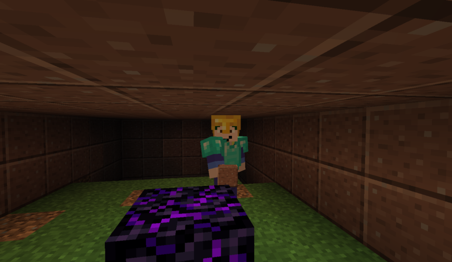 Barish dans une pièce éclairée par Crying Obsidian