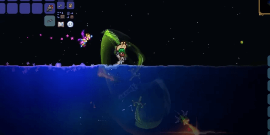 Capture d'écran des bottes Terrspark en cours d'utilisation.