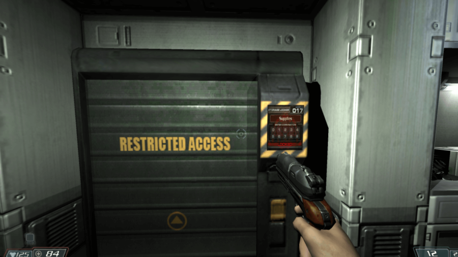 Un cadenas Doom 3.