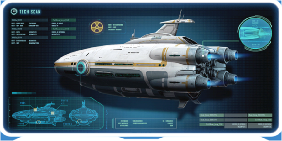 Le navire Aurora de Subnautica.