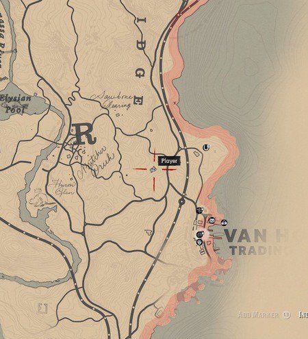 Guide des emplacements des os de dinosaures de Red Dead Redemption 2 17