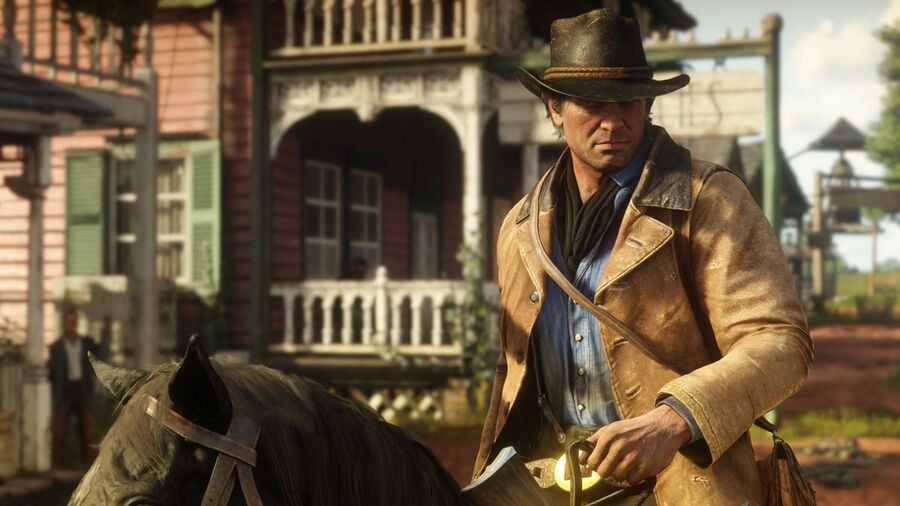 Red Dead Redemption 2 Comment changer de vêtements quand vous êtes sur votre cheval Guide 1