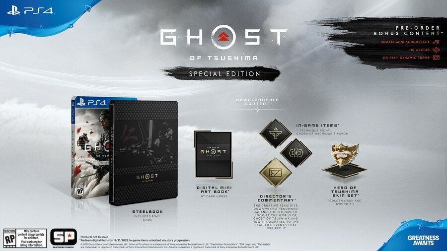 Ghost of Tsushima Special Edition PS4 PlayStation 4