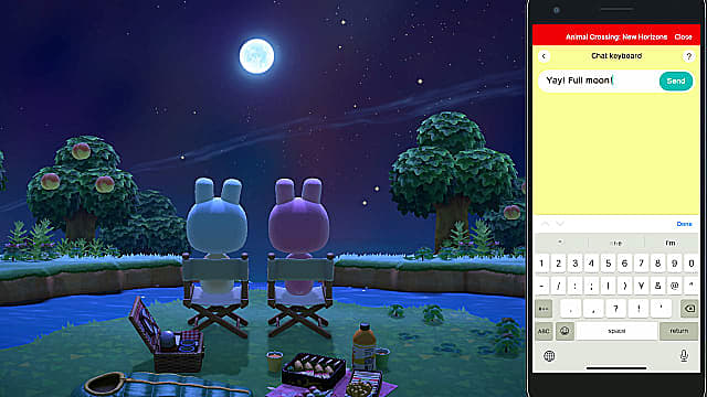 Téléchargez l'application de chat Animal Crossing New Horizons pour parler avec vos amis tout en jouant. 