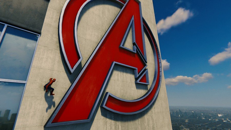 Marvel's Spider-Man Avengers Tower PS4 PlayStation 4