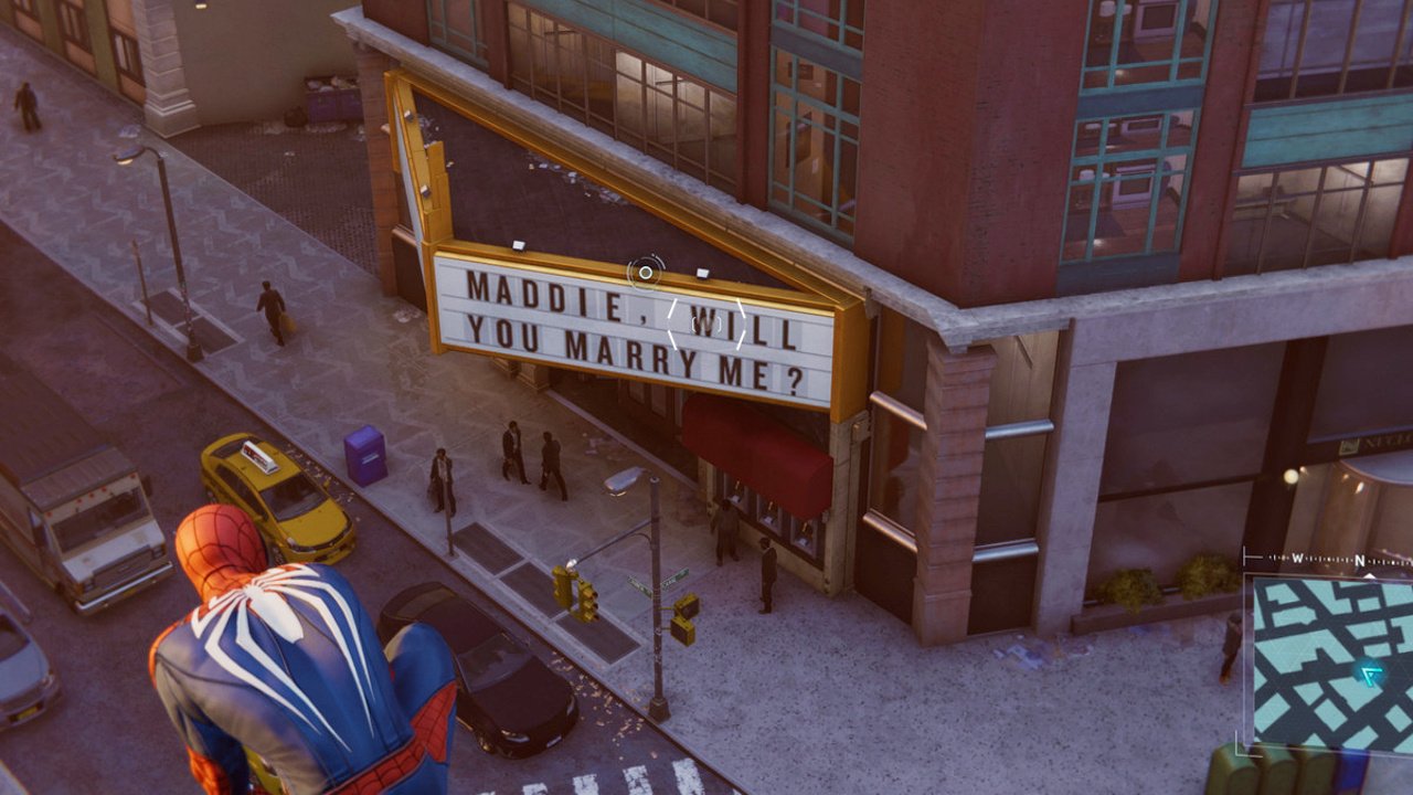 Message de proposition Spider-Man de Marvel PS4 PlayStation 4