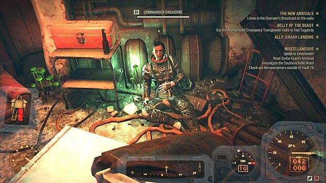 Comment terminer un allié: atterrissage forcé dans Fallout 76
