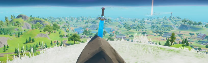 Épée de Fortnite Skye dans des emplacements de pierre