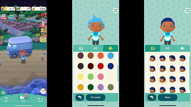 Animal Crossing: Pocket Camp - Comment changer la couleur des cheveux
