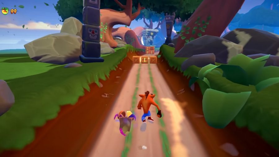 Un gameplay de Crash Bandicoot Mobile