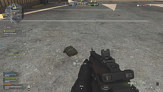 C4 peut être trouvé au sol, dans des boîtes communes et des gouttes de chargement dans Call of Duty Warzone.
