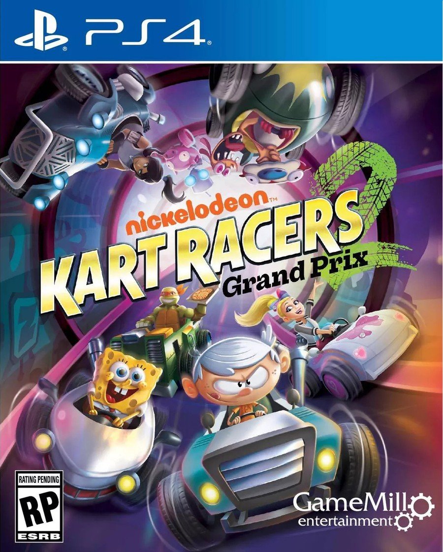 Nickelodeon Kart Racers 2: Grand Prix Box Art PS4 PlayStation 4