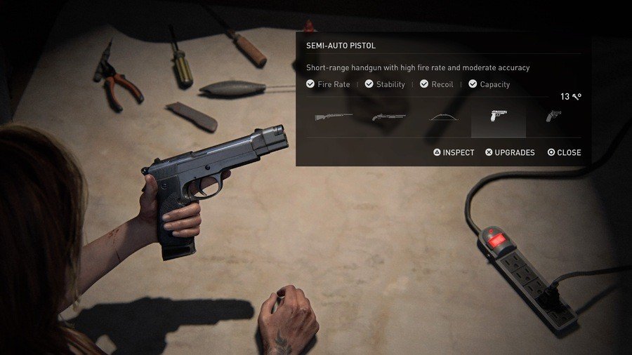 Pistolet semi-automatique The Last of Us 2 Guide d'armes