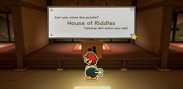 Paper Mario Origami King House of Riddles Solution
