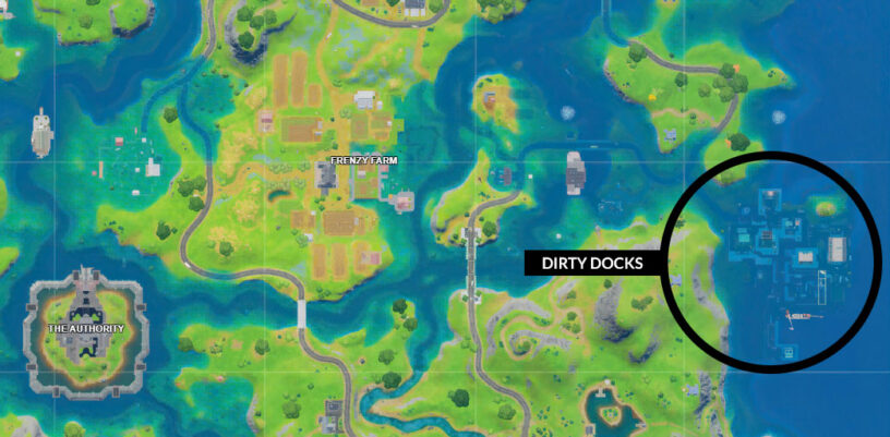 Fortnite: Où est Dirty Docks? (Saison 3)