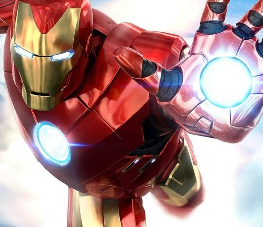Iron Man VR de Marvel - Avenger blindé vole haut sur PSVR
