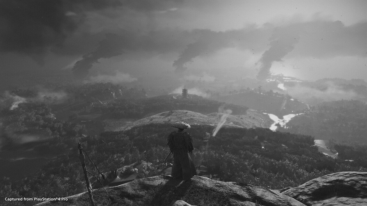 Le mode noir et blanc de Ghost of Tsushima bénit officiellement la succession d'Akira Kurosawa