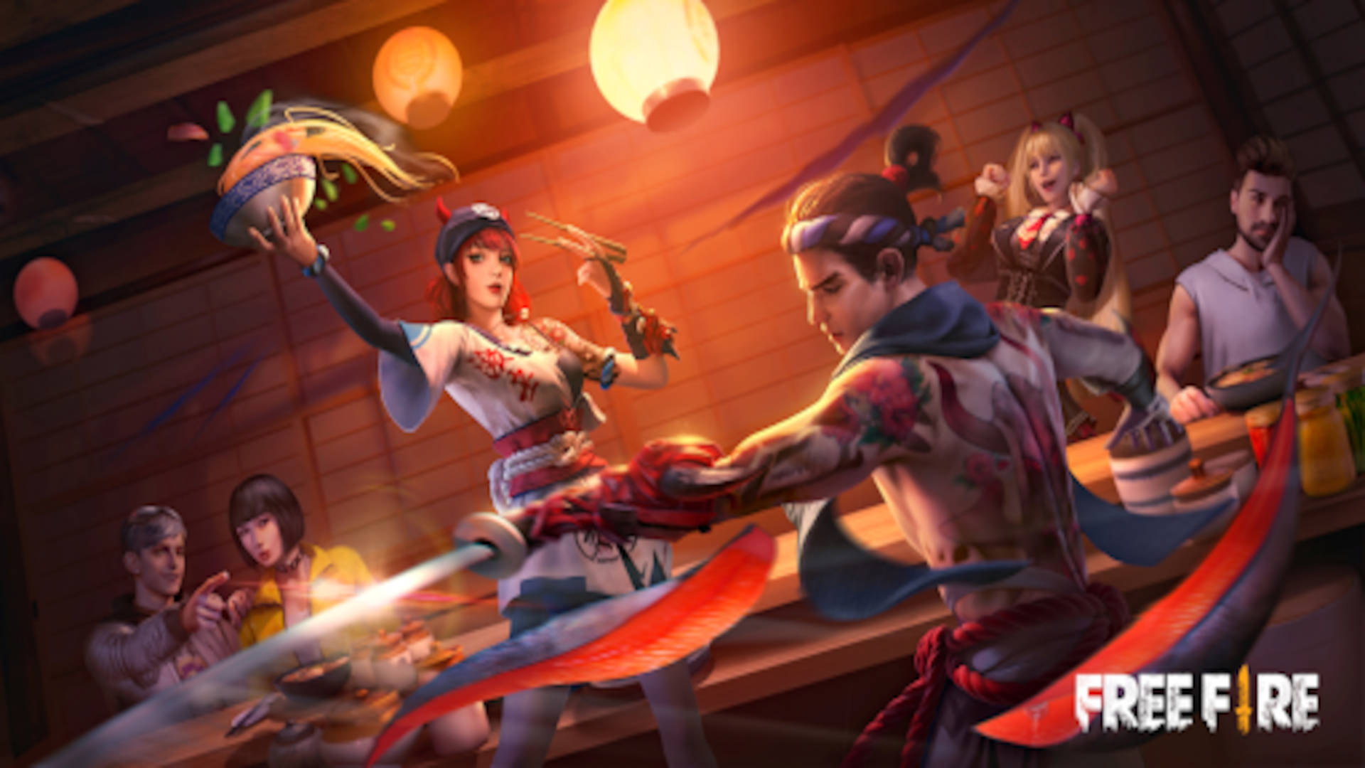 Garena lance un nouveau pass élite Free Fire Sushi Menace