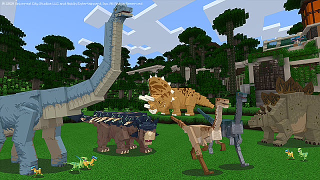 Le DLC Jurassic World de Minecraft est rempli de Dino-Might
