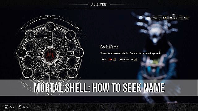 Mortal Shell: Comment rechercher un nom
