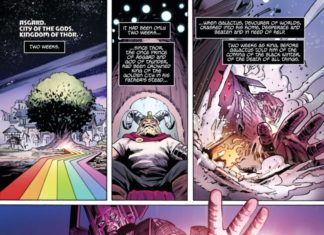 Pages de bandes dessinées Fortnite - Galactus & Thor

