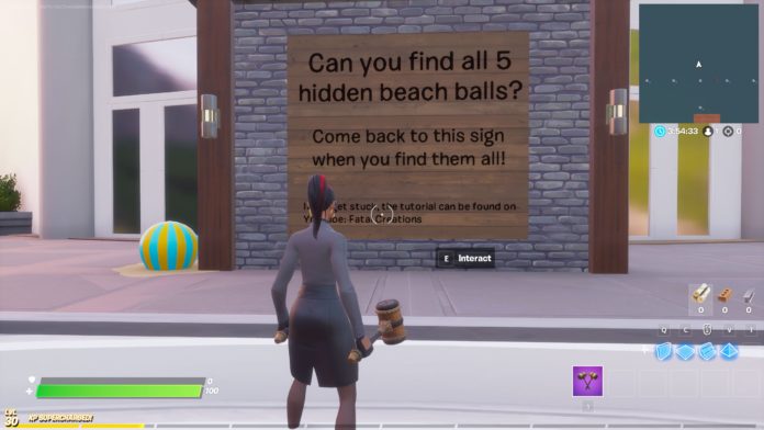 Comment trouver des ballons de plage dans Fortnite Creative Hub!
