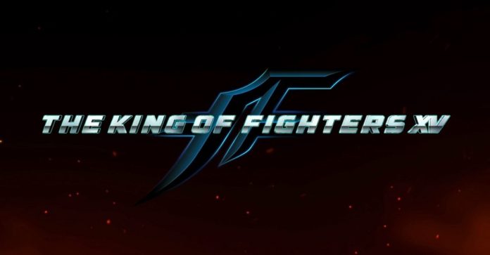 The logo for upcoming fighting game King of Fighters XV