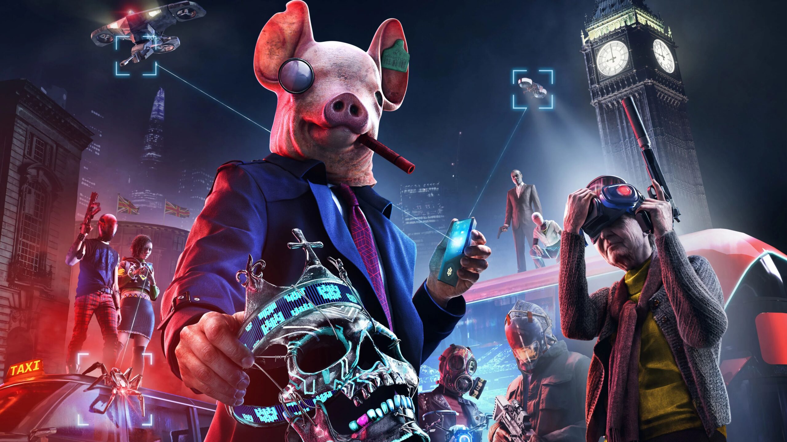 Watch Dogs: Legion - Comparaisons de taille de carte