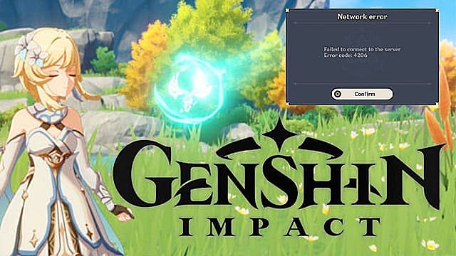 Guide de correction du code d'erreur Genshin Impact 4206
